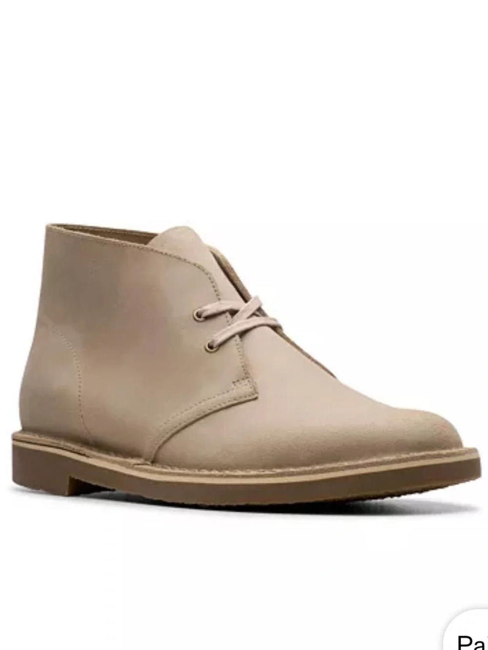 New Mens Clark’s Shepton Boots in Taupe Distressed Leather 11.5M